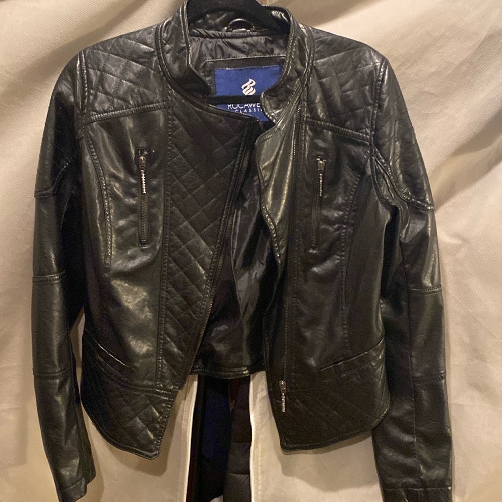 Woman’s Rocawear classic leather jacket